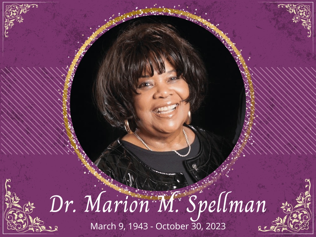 Featured image for “Dr. Marion Spellman – Our Champion!”